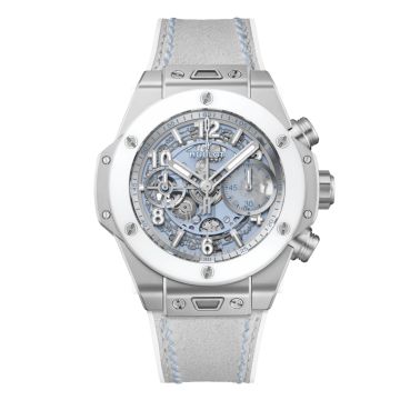 Hublot Big Bang Unico Winter Titanium Ceramic automatic skeleton dial rubber strap 42 mm