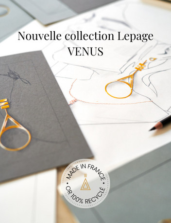 collection bijoux venus lepage or recycle made in france