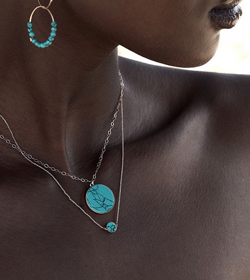 bijoux en turquoise