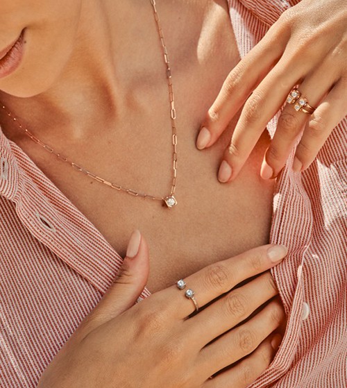 Le Cube Diamant jewelry collection dinh van for women and men | LEPAGE