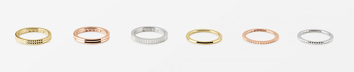 Le Gramme wedding ring