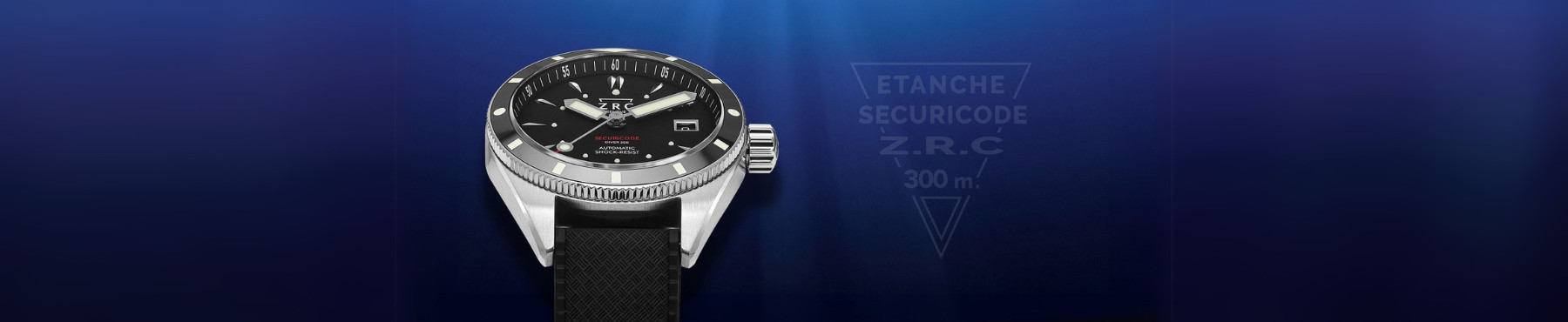 Montres ZRC Sécuricode Diver 300