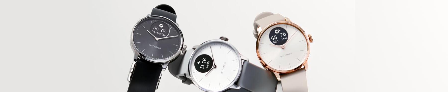 Montres Withings ScanWatch Light