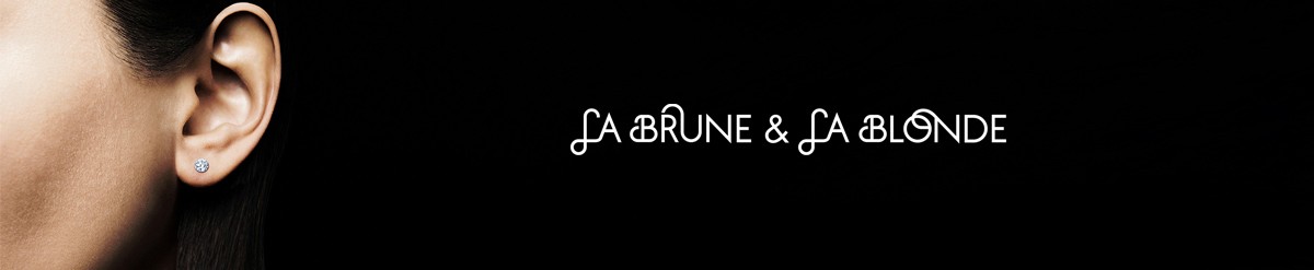La Brune et La Blonde earrings