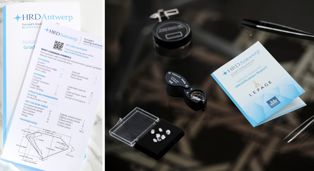 certificats de diamants lepage