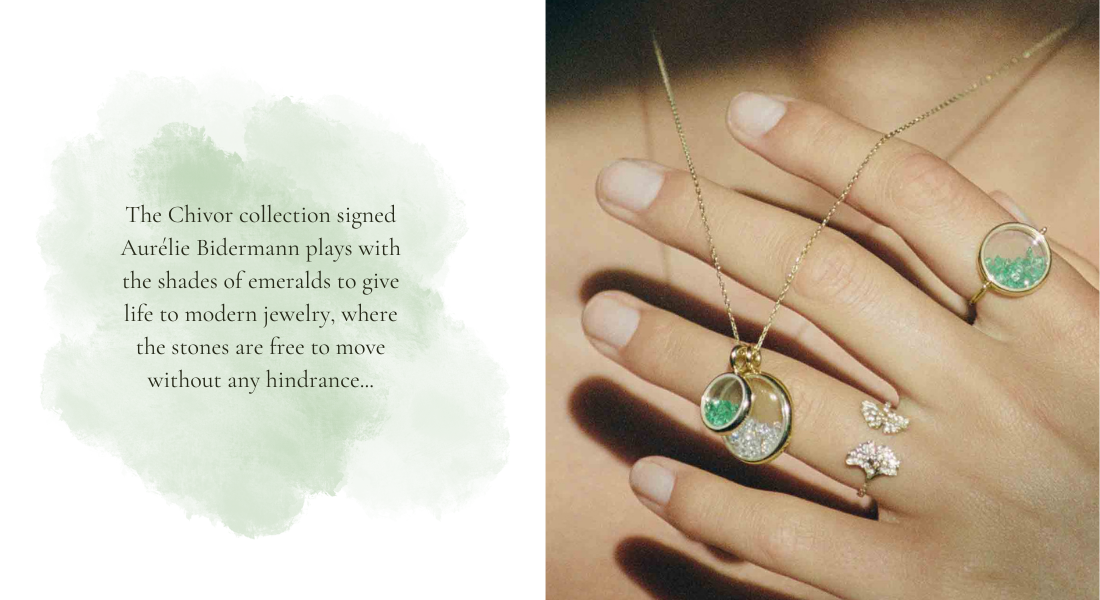 Aurélie Bidermann's Chivor Jewelry with Emeralds