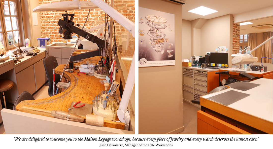  The Lepage workshops welcome you for the repair, maintenance and restoration of your luxury watches and jewelry.