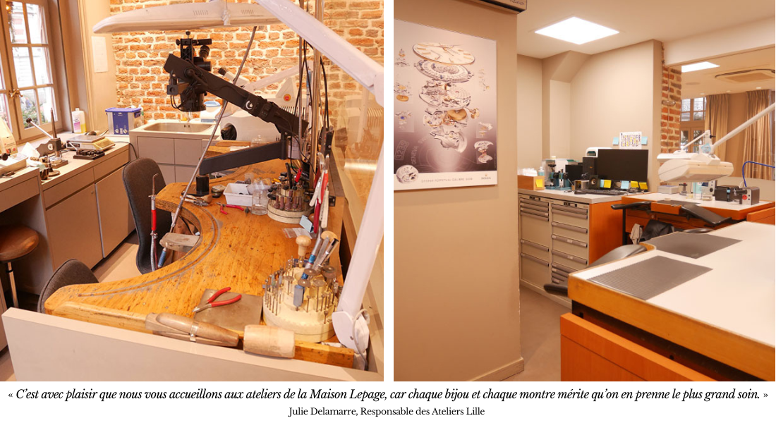 Les ateliers Lepage vous accueillent pour la réparation, l’entretien et la restauration de vos montres et bijoux de luxe