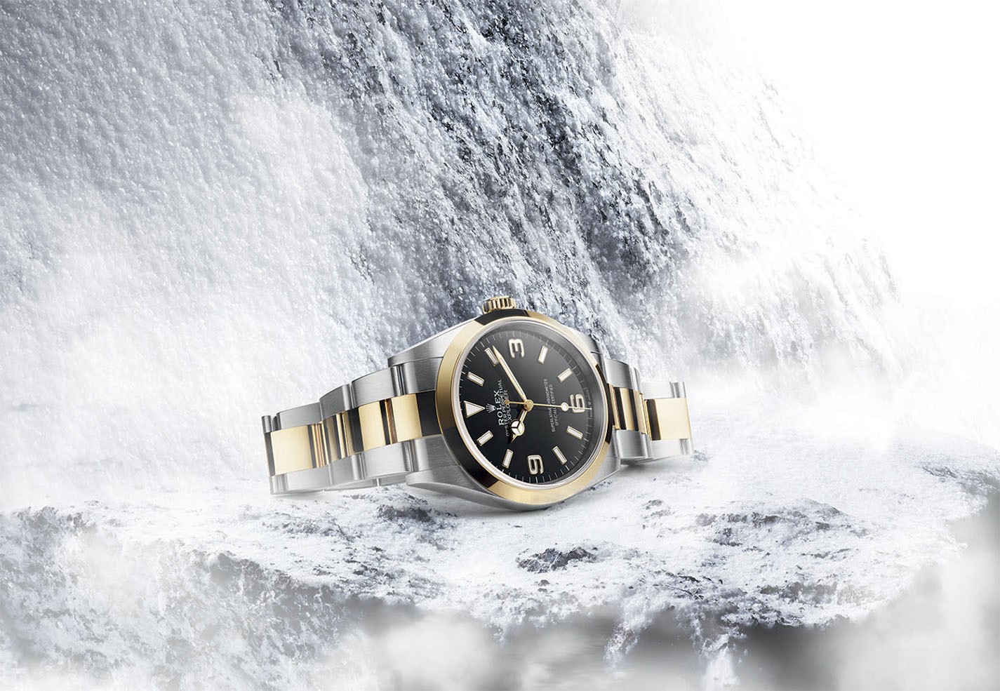 Oyster Perpetual Explorer et neige