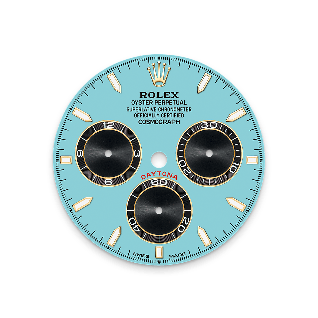 Cadran bleu turquoise