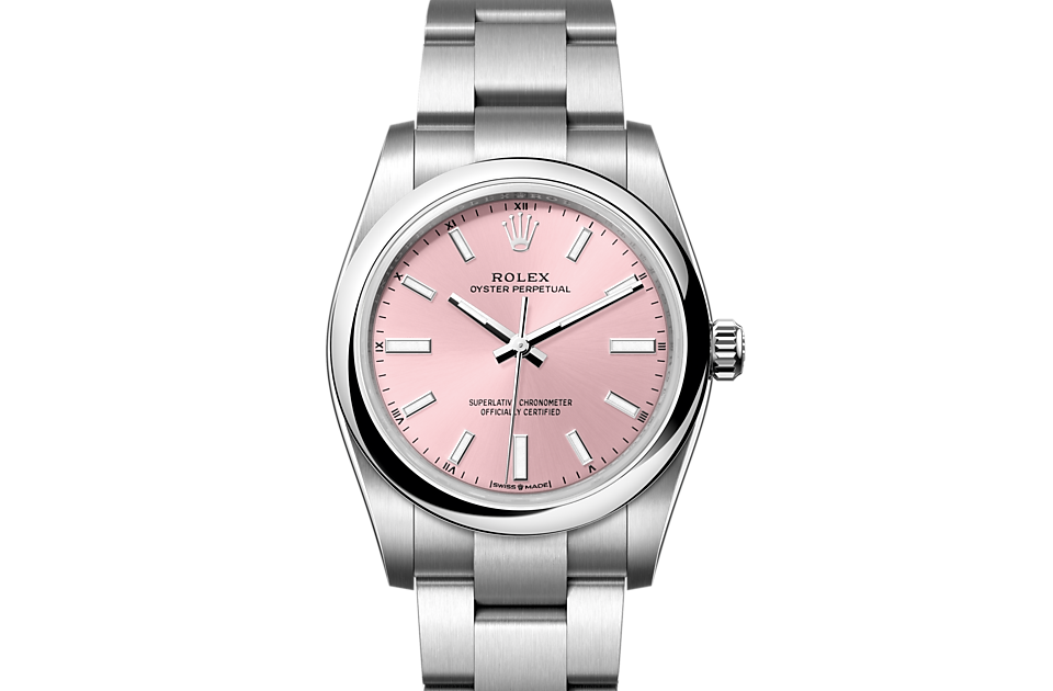 Rolex - OYSTER PERPETUAL - Oyster, 34 mm, acier Oystersteel