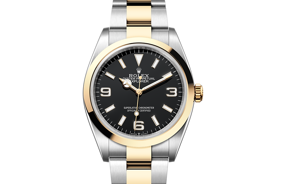 Rolex - EXPLORER - Oyster, 36 mm, Oystersteel and yellow gold