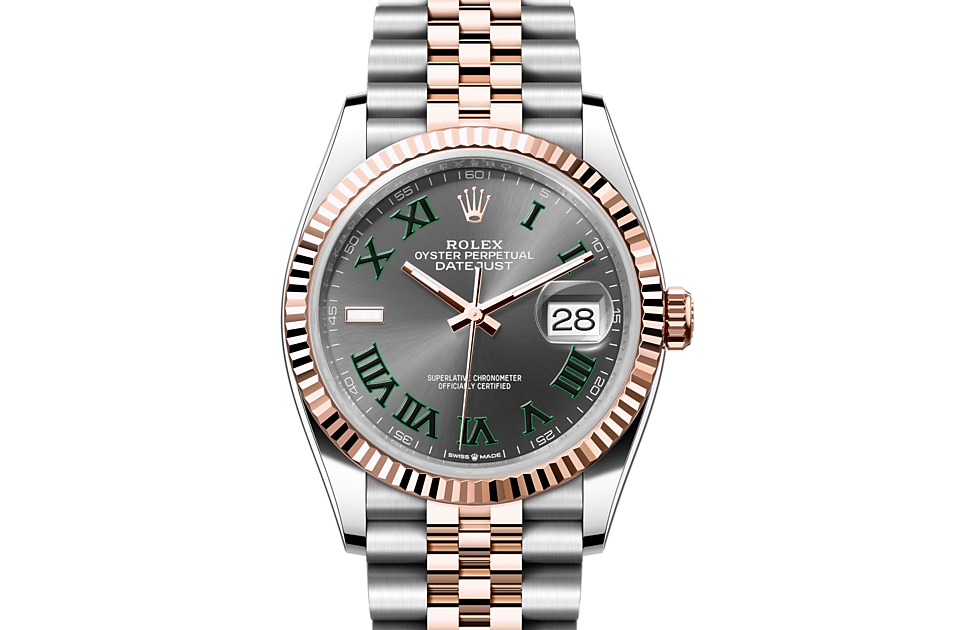 Rolex - DATEJUST - Oyster, 36 mm, Oystersteel and Everose gold