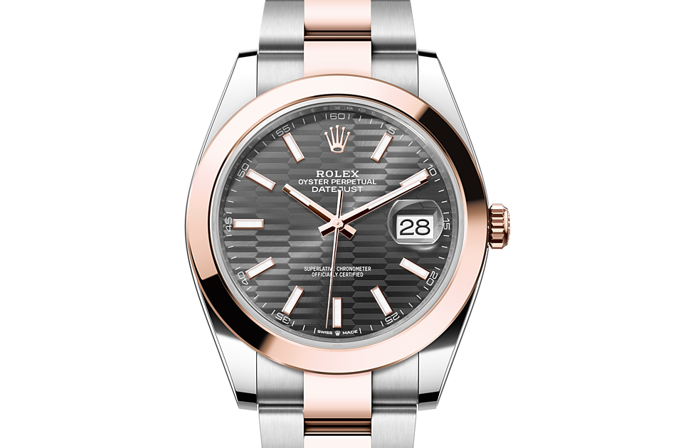 Rolex - DATEJUST - Oyster, 41 mm, Oystersteel and Everose gold
