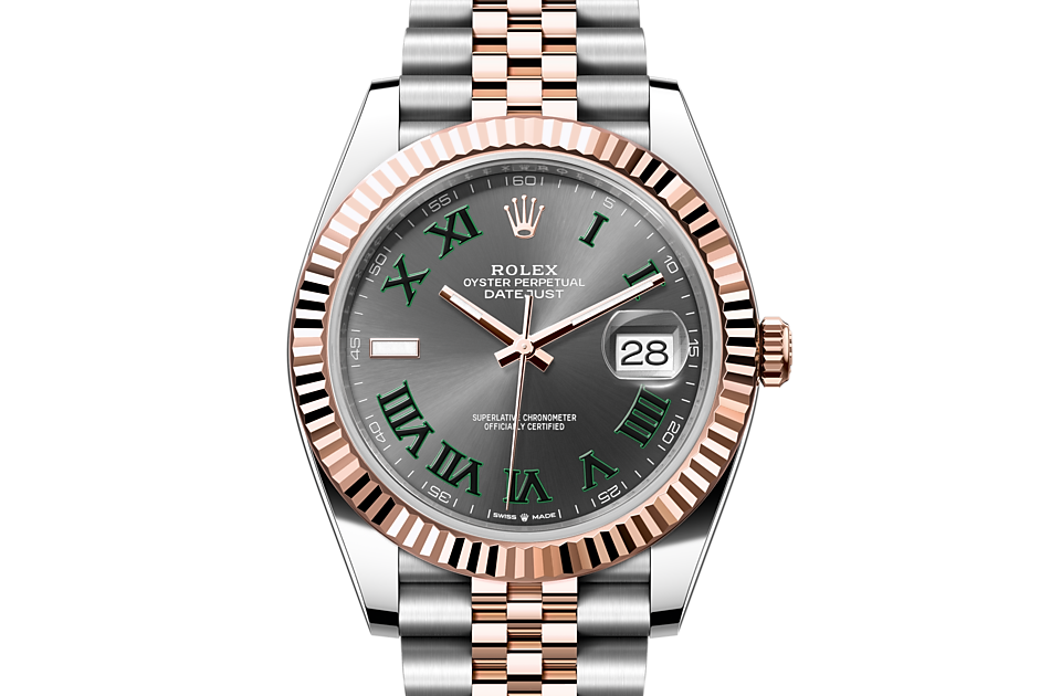 Rolex - DATEJUST - Oyster, 41 mm, Oystersteel and Everose gold