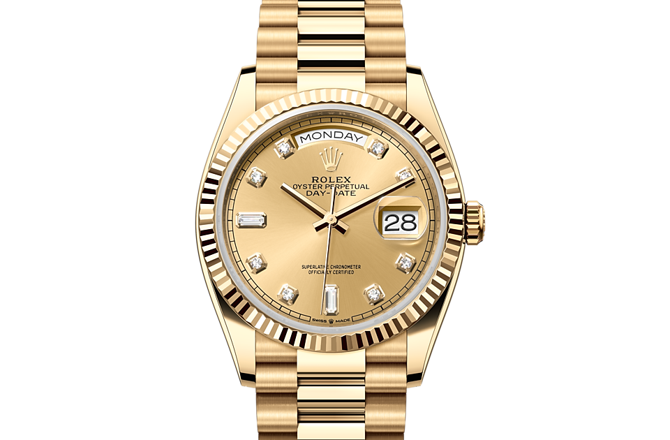 Rolex - DAY-DATE - Oyster, 36 mm, yellow gold