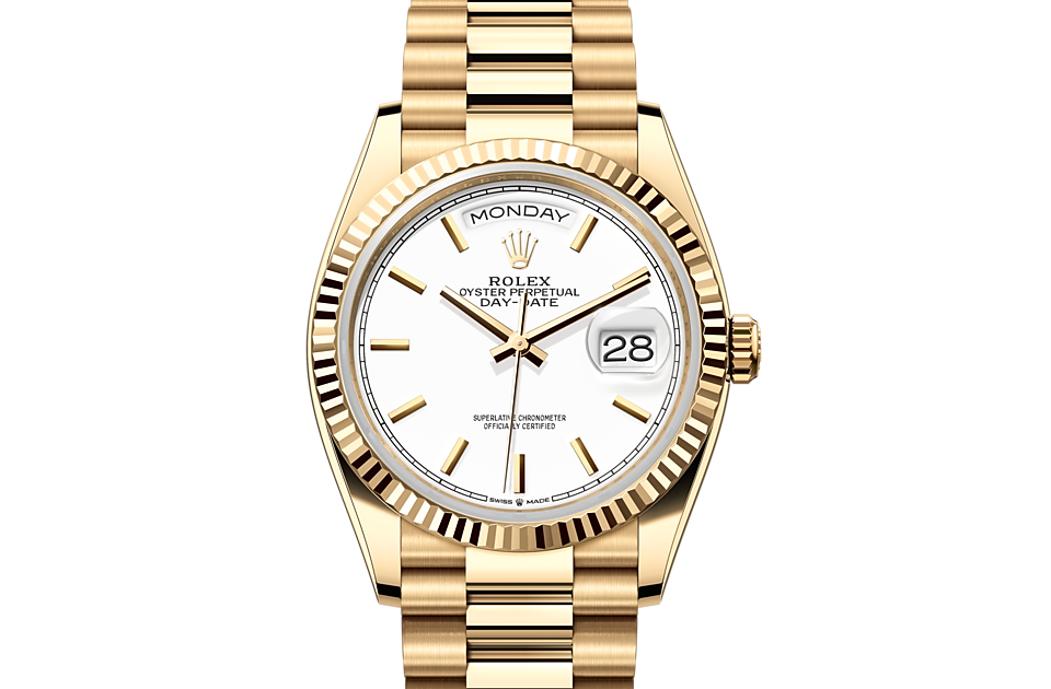 Rolex - DAY-DATE - Oyster, 36 mm, or jaune