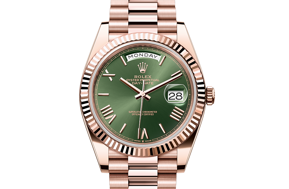 Rolex - DAY-DATE - Oyster, 40 mm, or Everose