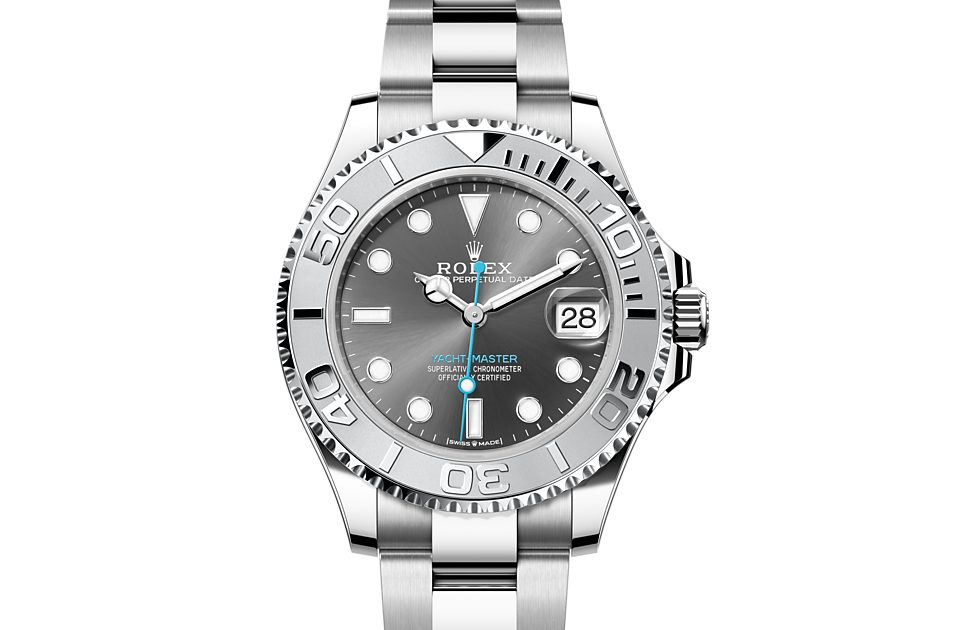 Rolex - YACHT-MASTER - Oyster, 37 mm, Oystersteel and platinum