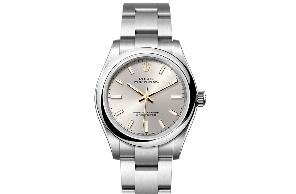 Rolex - OYSTER PERPETUAL - Oyster, 31 mm, acier Oystersteel