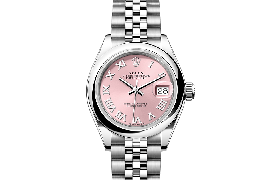 Rolex - LADY-DATEJUST - Oyster, 28 mm, acier Oystersteel