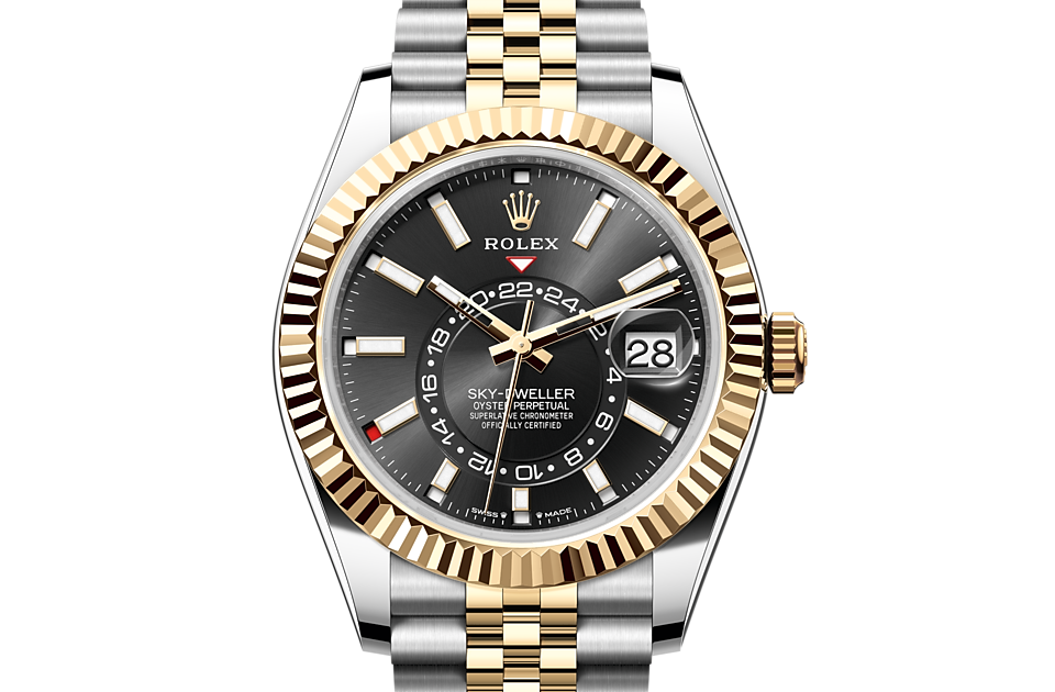 Rolex - SKY-DWELLER - Oyster, 42 mm, Oystersteel and yellow gold