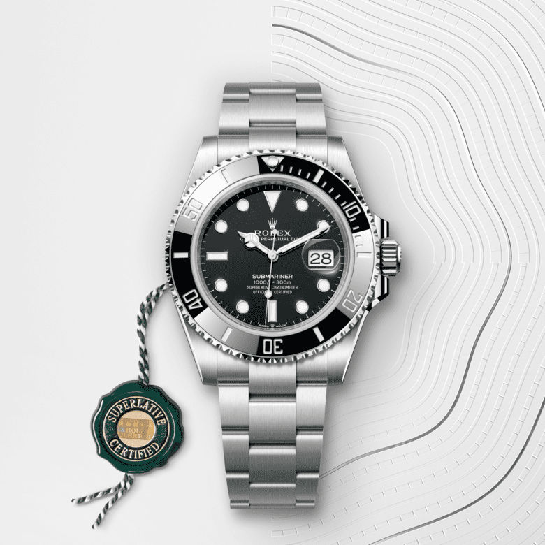 Rolex Submariner Date Oyster, 41 mm, acier Oystersteel M126610LN-0001