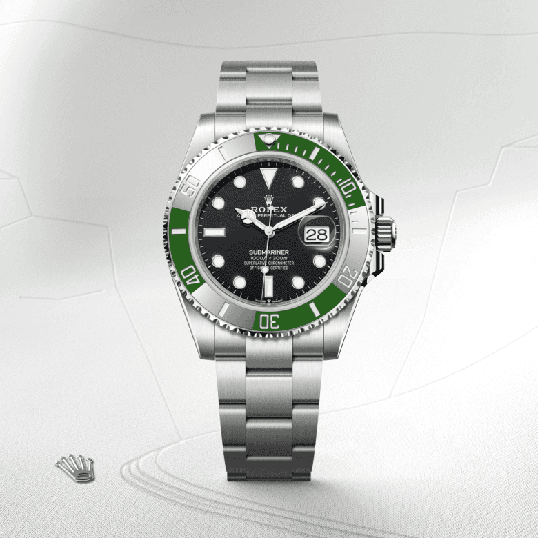 Rolex Submariner Date Oyster, 41 mm, acier Oystersteel M126610LV-0002