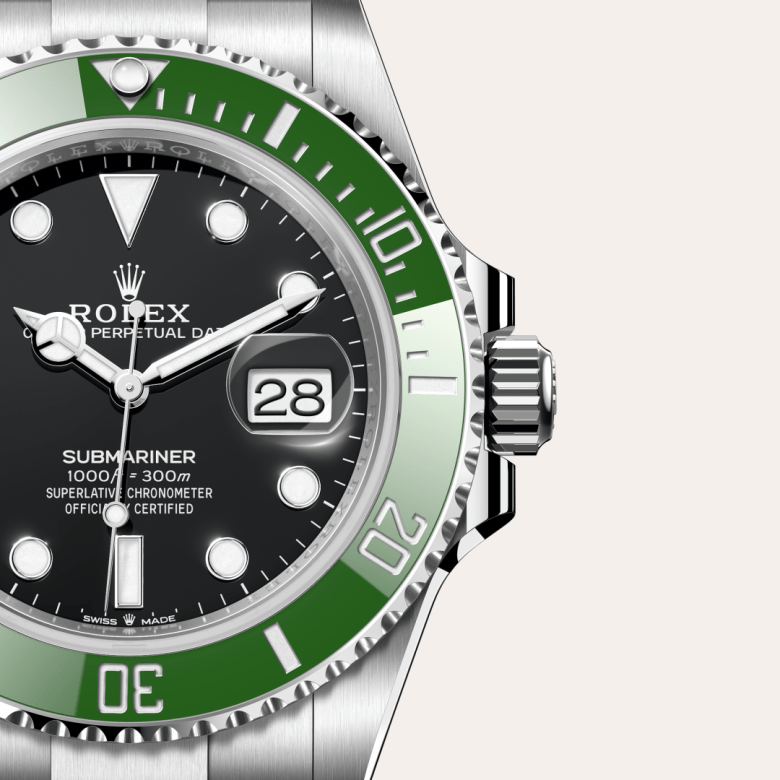 Rolex Submariner Date Oyster, 41 mm, acier Oystersteel M126610LV-0002
