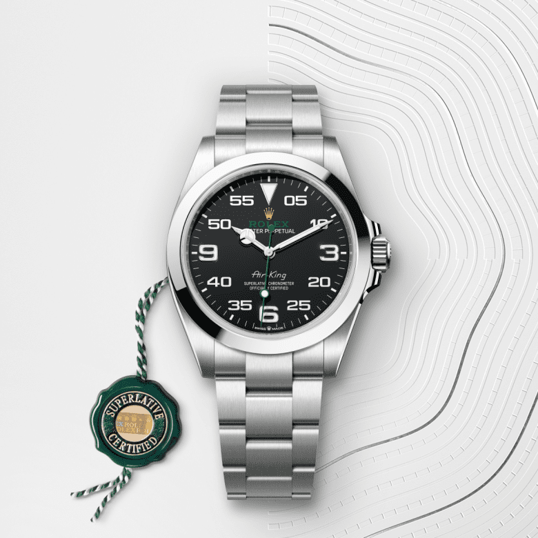 Rolex Air-King Oyster, 40 mm, acier Oystersteel M126900-0001