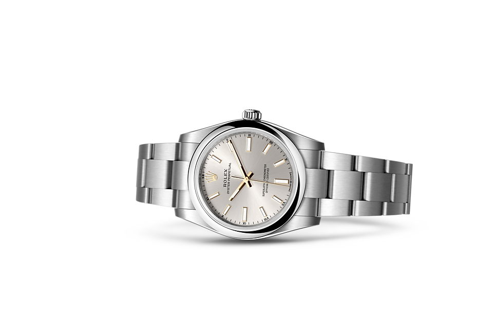 Rolex - OYSTER PERPETUAL - Oyster, 34 mm, acier Oystersteel