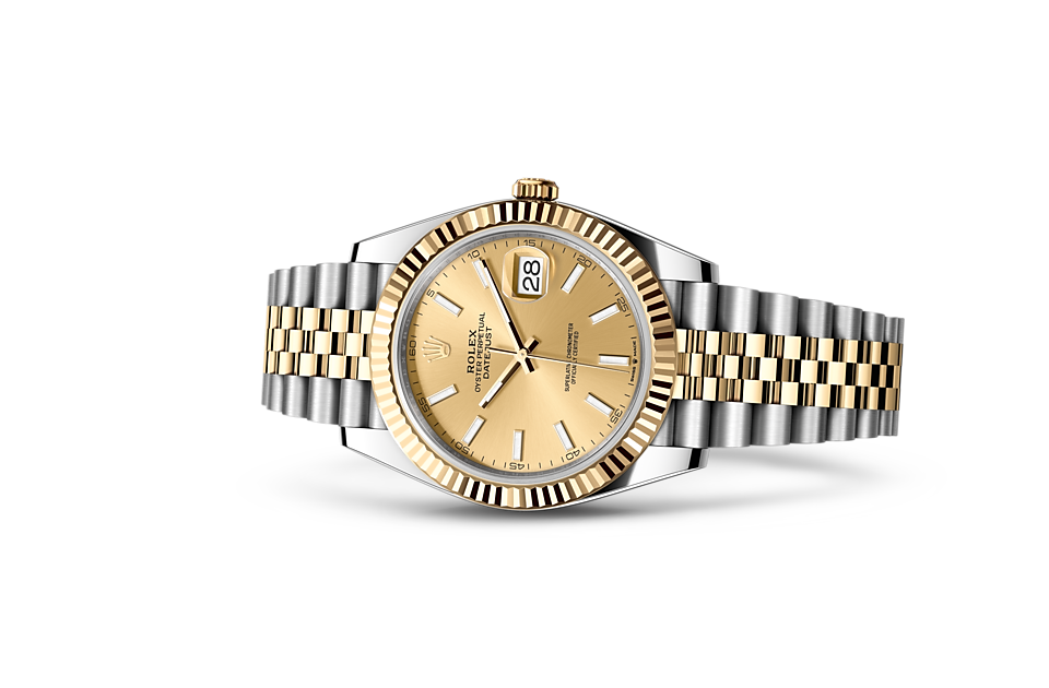 Rolex - DATEJUST - Oyster, 41 mm, Oystersteel and yellow gold