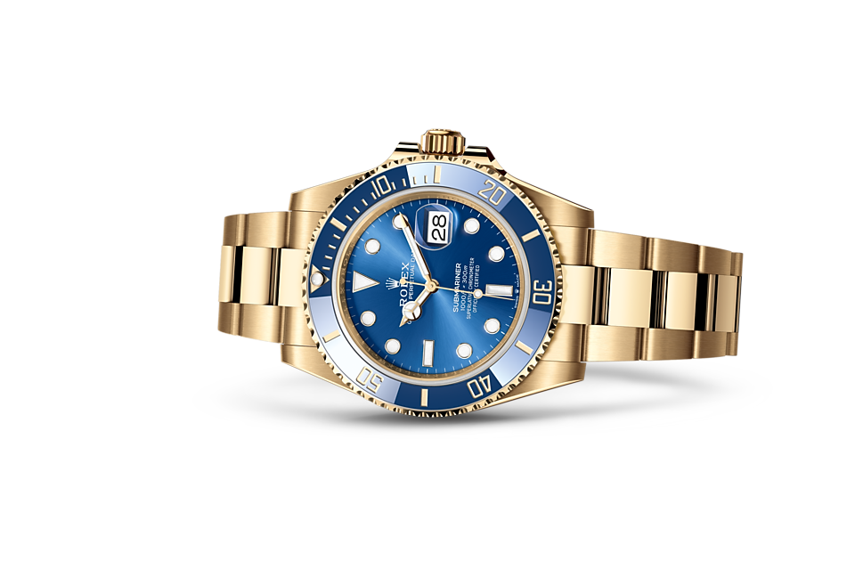 Rolex - SUBMARINER - Oyster, 41 mm, yellow gold