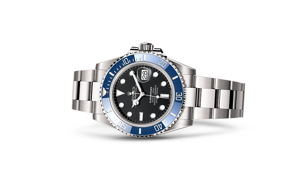 Rolex - SUBMARINER - Oyster, 41 mm, or gris