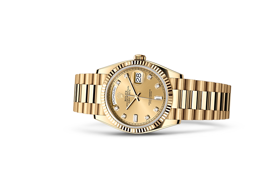 Rolex - DAY-DATE - Oyster, 36 mm, or jaune