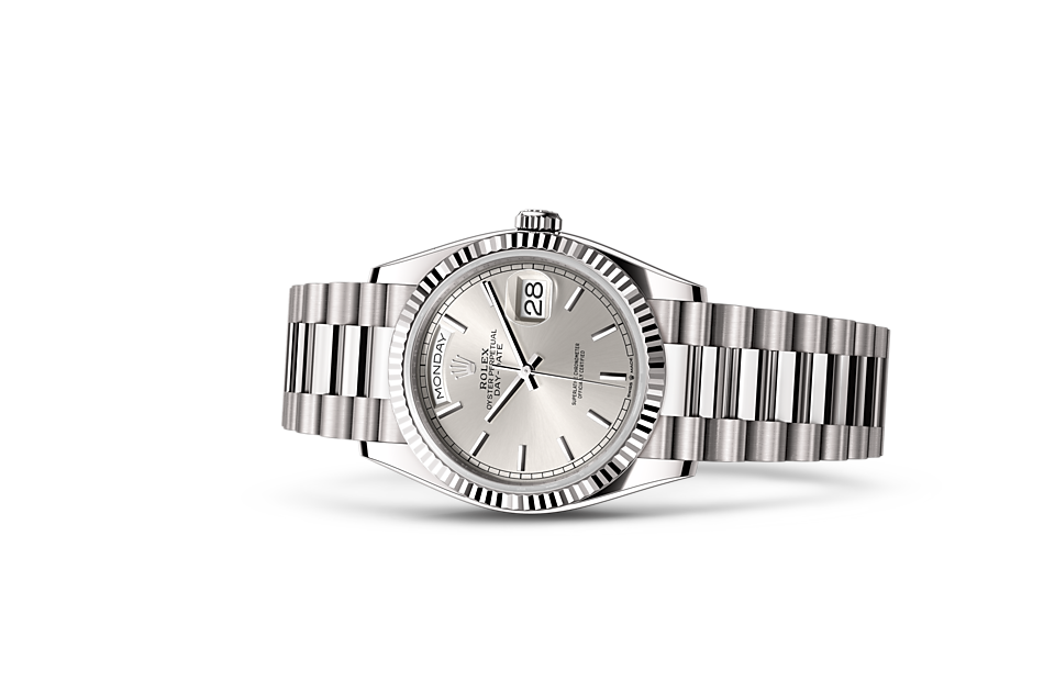 Rolex - DAY-DATE - Oyster, 36 mm, white gold