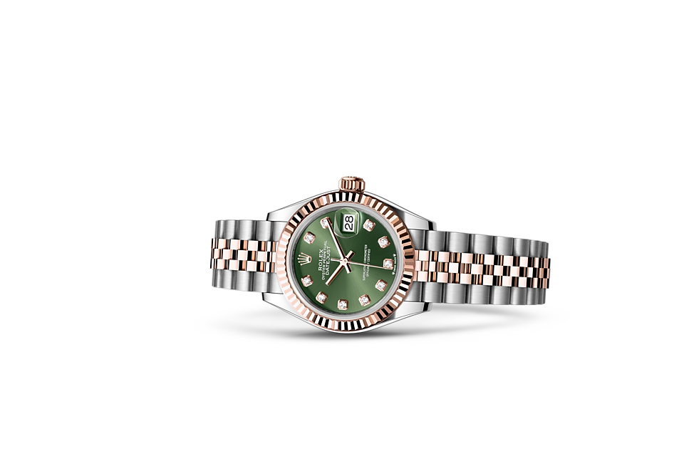 Rolex - LADY-DATEJUST - Oyster 28 mm, acier Oystersteel et or Everose