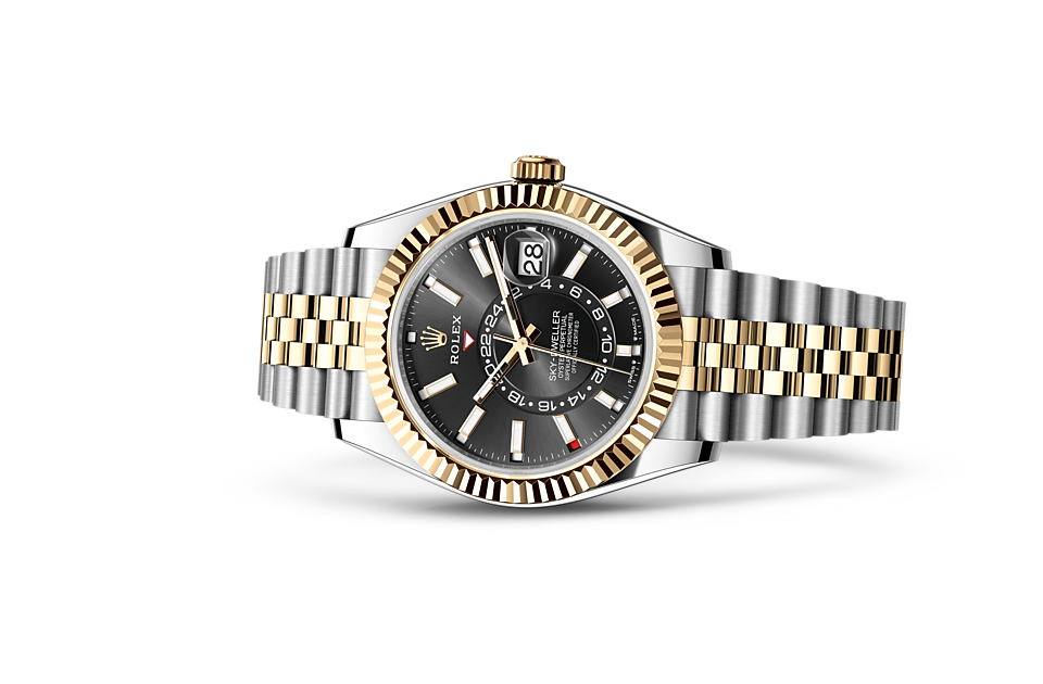 Rolex - SKY-DWELLER - Oyster, 42 mm, acier Oystersteel et or jaune