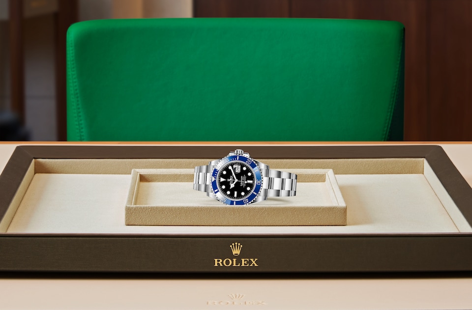 Rolex - SUBMARINER - Oyster, 41 mm, or gris