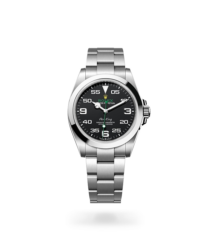 Rolex - AIR-KING - Oyster, 40 mm, acier Oystersteel
