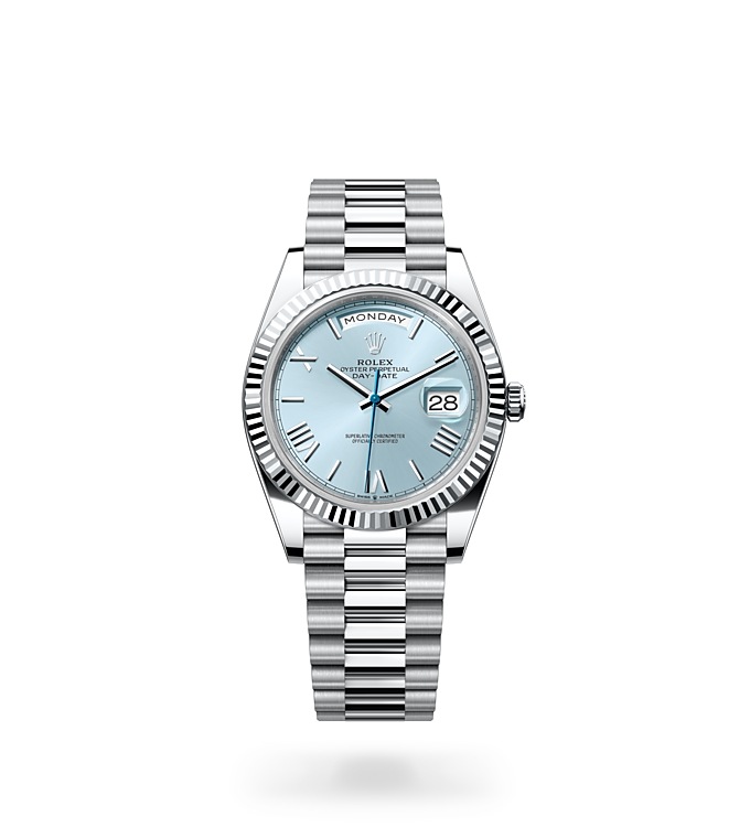 Rolex - DAY-DATE - Oyster, 40 mm, platine